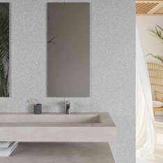 Riluxa CORIAN® COLOUR | Andromeda Corian® Neutral Aggregate Wall Mounted Washbasin