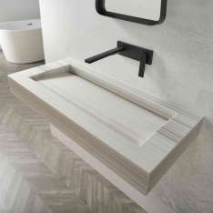 Riluxa CORIAN® COLOUR | Sagitta Plus Wall Mounted Washbasin