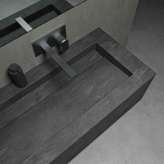 Riluxa CORIAN® COLOUR | Cassiopeia Plus Basin + Gaia Renaissance all Corian® Colour Wall-Mounted Vanity Unit - 1 drawer