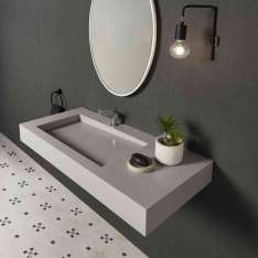 Riluxa CORIAN® COLOUR | Perseus DuPont™ Corian® Wall Mounted Washbasin