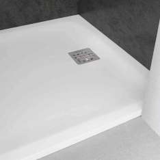 Riluxa CORIAN® | Casual DuPont™ Corian® Ultra Slim Shower Tray - Made-to-measure