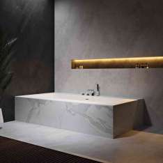 Riluxa CORIAN® | Delight 8410 Built-in DuPont™ Corian® Bathtub