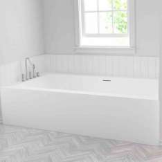 Riluxa CORIAN® | Cassiopeia Built-in DuPont™ Corian® Bathtub - 1 panel