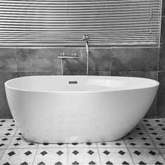 Riluxa ACRYLIC | EGG Freestanding Acrylic Bathtub - 170cm