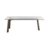 Riflessi Treble Glass Top Table