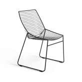 Rex Kralj Zelo Chair, Matt Black Powdercoat