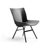 Rex Kralj Shell Lounge Chair Seat upholstery, Black Oak