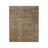 REUBER HENNING 4-Minute Rug - Tally light grey