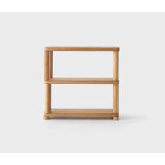 Resident Offset Shelf Small Natural - 2 Tier