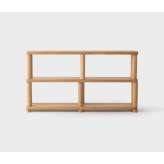 Resident Offset Shelf Large Natural - 2 Tier