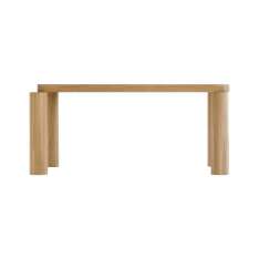 Resident Offset Dining Table Natural