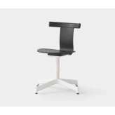 Resident Jiro Swivel Chair Black - White Base