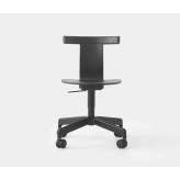 Resident Jiro Swivel Chair Black - Black Base with Casters