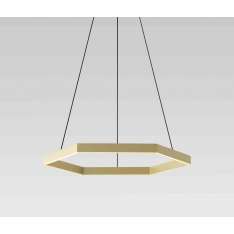 Resident Hex 1000 Pendant Brass