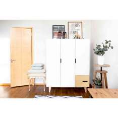 Radis Furniture Wardrobe HUH with 3 doors and 2 drawers