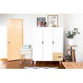 Radis Furniture Wardrobe HUH with 3 doors and 2 drawers
