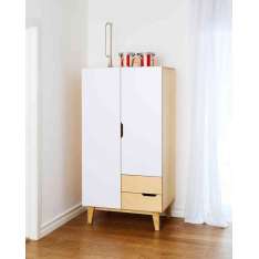 Radis Furniture Wardrobe HUH with 2 doors and 2 drawers