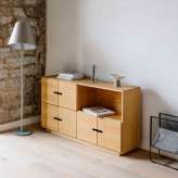 Radis Furniture Sideboard PIX 2x4 oak veneered