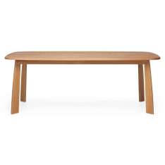 Quodes Stone rectangular table solid oak