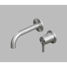 Quadrodesign Volcano | Wall mounted mixer with spout
