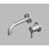 Quadrodesign Volcano | Wall mounted mixer with spout