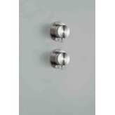 Quadrodesign Source | Stainless steel Built-in mixer set with 2 way diverter