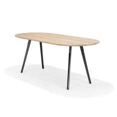 QLiv On Top Dining Table, Straight Oval