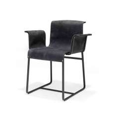 QLiv Founded Dining Chair with two arms
