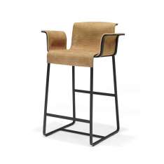 QLiv Founded Counter Chair with two arms