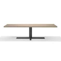 QLiv Cross Rectangular Dining Table
