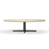 QLiv Cross Oval Dining Table