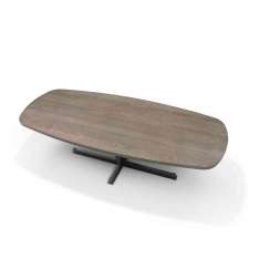QLiv Cross Danisch Oval Dining Table