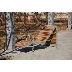 Punto Design Infinity wood | Sun lounger