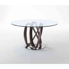 Porada Infinity una base piano cristallo - tondo