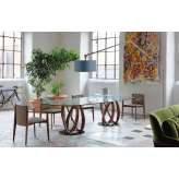 Porada Infinity due basi piano cristallo - ovale