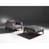 Porada Fellow easychair and pouf