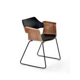 PlyDesign Flagship Armchair with sled base