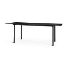 Please Wait to be Seated Tubby Tube Table | Black with black frame
