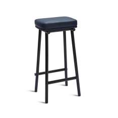 Please Wait to be Seated Tubby Tube Bar Stool | Upholstered seat