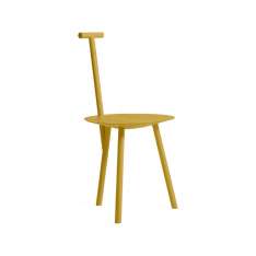 Please Wait to be Seated Spade Chair | Turmeric Yellow