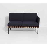 Petite Friture Grid | 2 seater sofa with one armrest