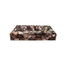 Panorea Home Precious Stone | Barron - Agate Countertop Basin