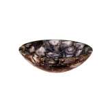 Panorea Home Precious Stone | Orolu - Banded Agate Boat Basin