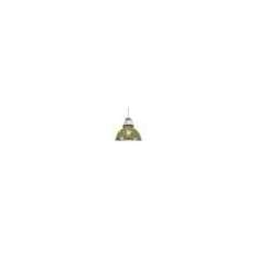 Original BTC Titan Size 3 Pendant Light, Olive Green with Etched Glass