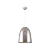 Original BTC Stanley Large Pendant Light, Hammered Nickel Plated