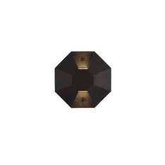 Original BTC Octo 2 Wall Light, Weathered Brass