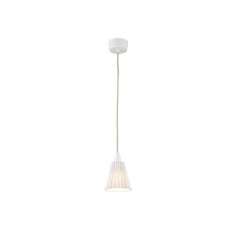 Original BTC Hector Medium Pleat Pendant Light, Natural