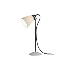 Original BTC Hector 21 Table Lamp, White Textured