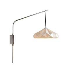 Original BTC Hatton 4 Wall Light, Black Braided Cable