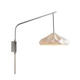 Original BTC Hatton 4 Wall Light, Black Braided Cable